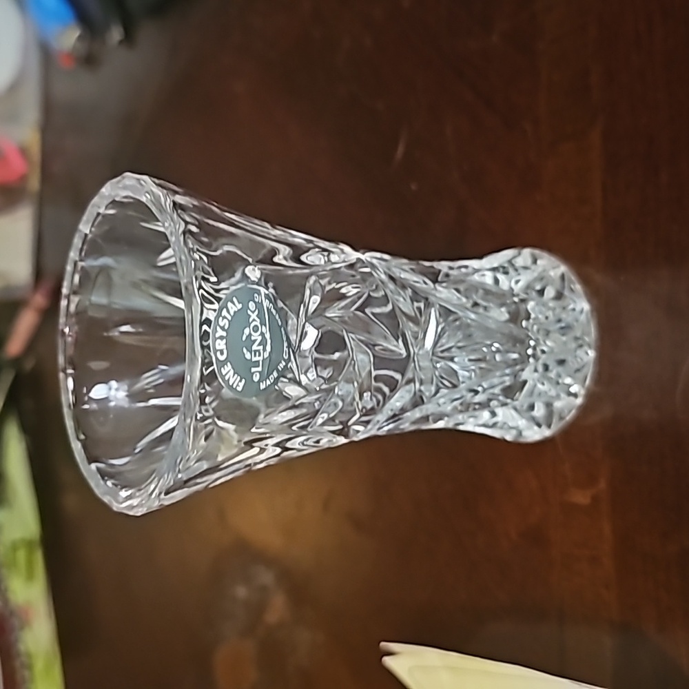 Lenox Crystal Star Vase 3 inch Bud Vase